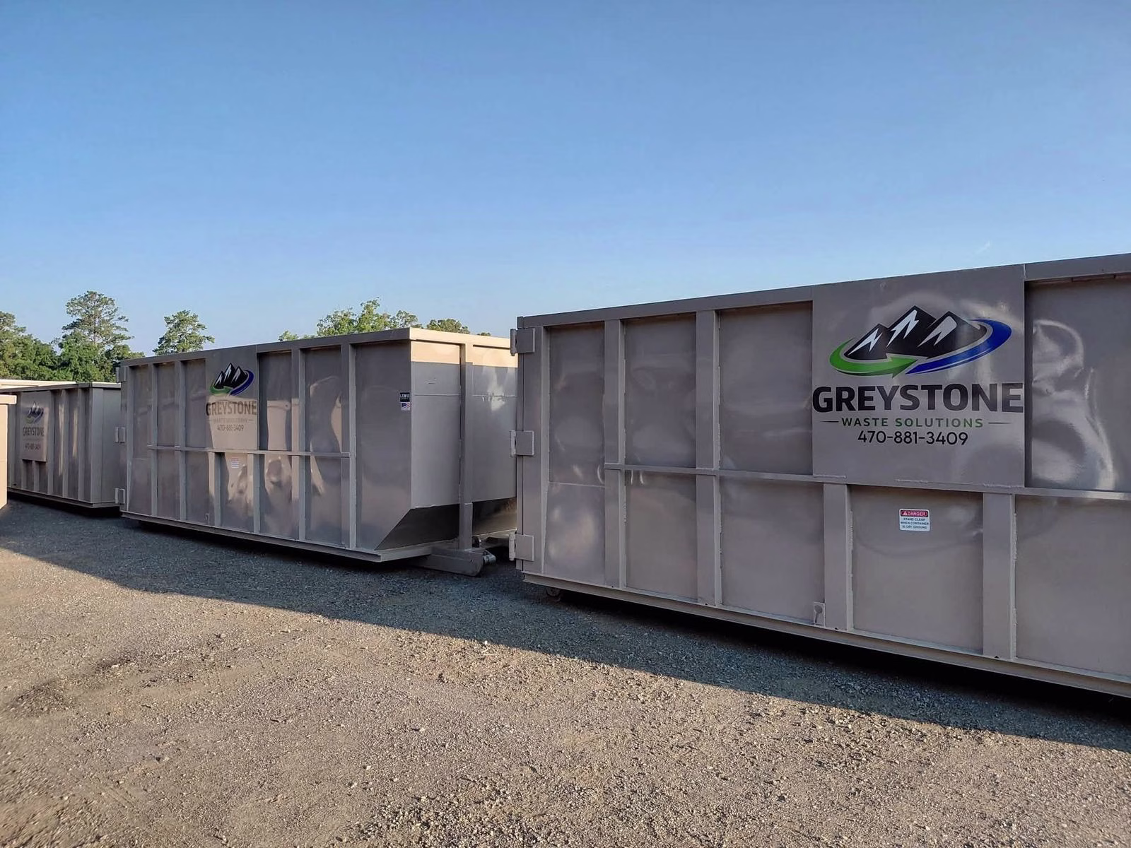 Greystone Waste Solutions roll-off dumpster fleet